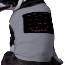 Scary Eyes Multi-Coloured Pet Tee Shirt