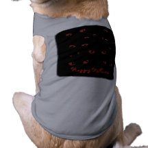Scary Eyes Red Doggie Tee Shirt