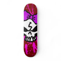 SCARY GIRL SKULL! SKATE DECKS