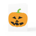 scary halloween pumpkin cards