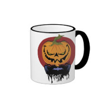 Scary Jack-o-lantern mug