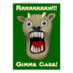 Scary Monster - Gimme Cake Card