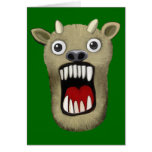 Scary Monster Greeting Cards