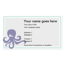 Scary Monsters Business Card Templates