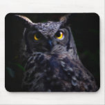 Scary owl mousepads