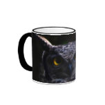 Scary owl mug