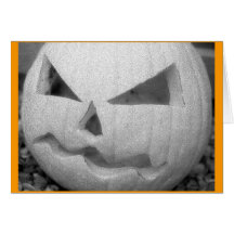 "Scary Pumpkin" Card