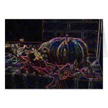 scary pumpkin cards