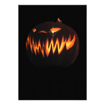 Scary pumpkin Invitation