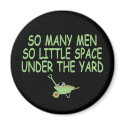 Scary slogan magnets