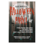 Scary Woods Halloween Party Invitation flyers