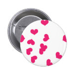 SCATTER05 HOT PINK HARTS RANDOM SCATTERED GIRLY LO buttons