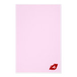 Scellé avec une papeterie de Valentine de baiser Papier À Lettre Customisable
