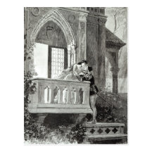 Scène de l'acte II de Romeo et de Juliet Cartes Postales