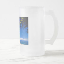 Scène de plage mugs