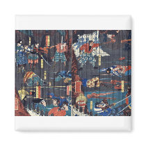 Scene from a Soga play by Utagawa, Yoshikazu Magnets