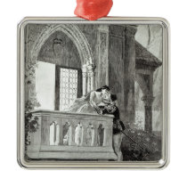 Scene from Act II of Romeo and Juliet ornaments