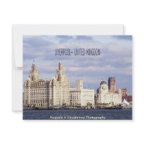 SCENE FROM LONDON ENGLAND (UK) PERSONALIZED INVITATIONS
