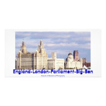 SCENE FROM LONDON ENGLAND (UK) PERSONALIZED PHOTO CARD