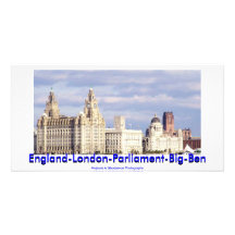 SCENE FROM LONDON ENGLAND (UK) PERSONALIZED PHOTO CARD