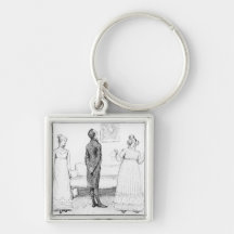 Scene from 'Pride and Prejudice' Key Chain