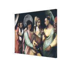 Scene from the Commedia dell'Arte, c.1765 Gallery Wrap Canvas
