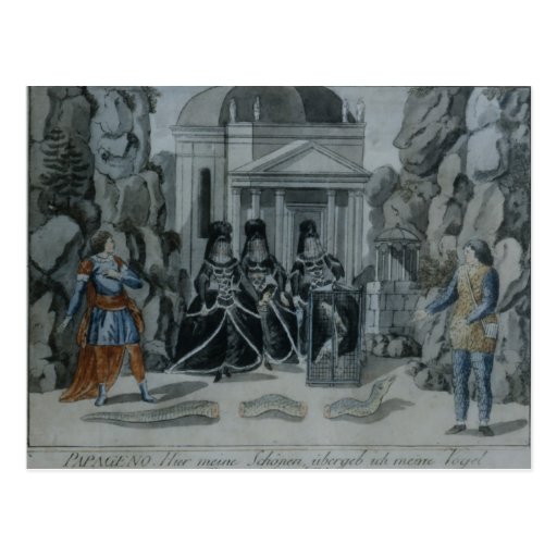 Scene from 'The Magic Flute' Post Cards