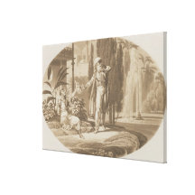 Scene from 'The Marriage of Figaro' Stretched Canvas Prints