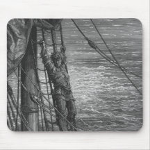 Scene from 'The Rime of the Ancient Mariner' Mousepads