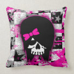 Scene Girl Skull Pillow pillows