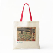 Scene of Japanese Pharmacy Tote Bag bags
