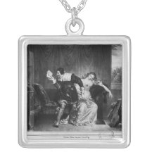Scene of the cousin's letter personalized necklace