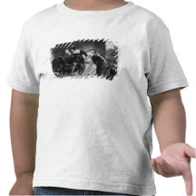 Scene of the cousin's letter tee shirt
