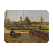 Scène quotidienne, près de Florence, c.1865 Magnet