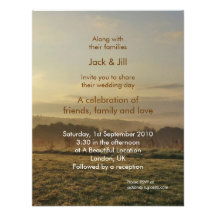Scenery 4.25x5.5 personalized invitation