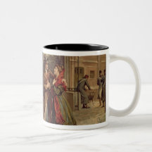 Scenery for the scene with Mimi and Rodolfo Mugs