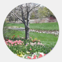 scenery,springtime sticker