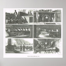Scenes from shipboard life poster