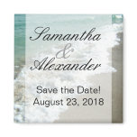 Scenic Beach Destination Wedding Save the Date