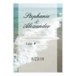 Scenic Beach Destination Wedding Table Place Cards Business Card Templates