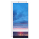 Scenic blue sunset rack cards