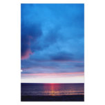 Scenic blue sunset stationery