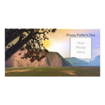 Scenic Father's Day Personalized Photo Card