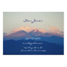 SCENIC MOUNTAIN BUSINESS CARD