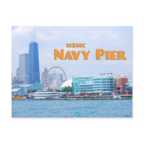 Scenic Navy Pier - Chicago Illinois Postcards