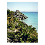 Scenic View Of Gulf Of Mexico And El Castillo At T Postcard