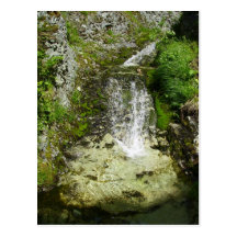 Scenic Waterfalls Behind General's Hill Postcards