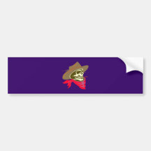 Schädel Totenkopf skull cowboy Auto Sticker