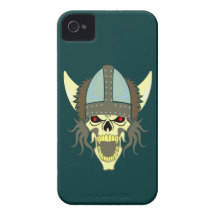 Schädel Totenkopf Wikinger skull viking iPhone 4 Etuis