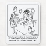Scheduled Happiness Minute mousepads